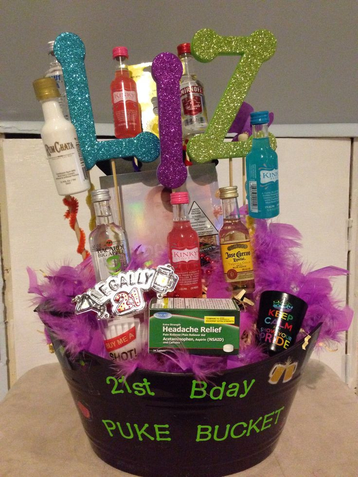 Gift Ideas For Mother'S Birthday
 21st birthday t basket I made for my sister in law