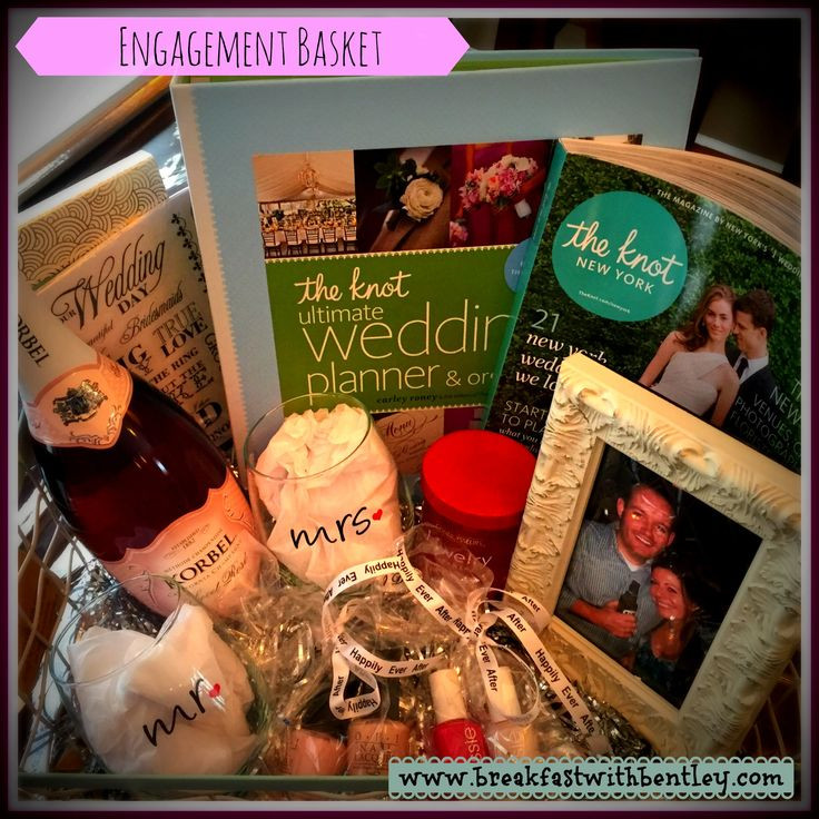 Gift Ideas For Newly Engaged Couple
 25 best Engagement t baskets ideas on Pinterest