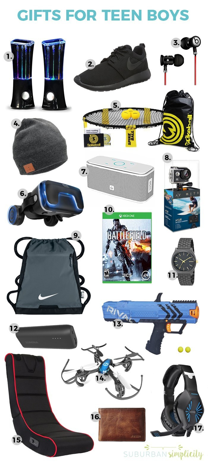 Gift Ideas For Teenage Boys
 17 Awesome Gift Ideas for Teen Boys