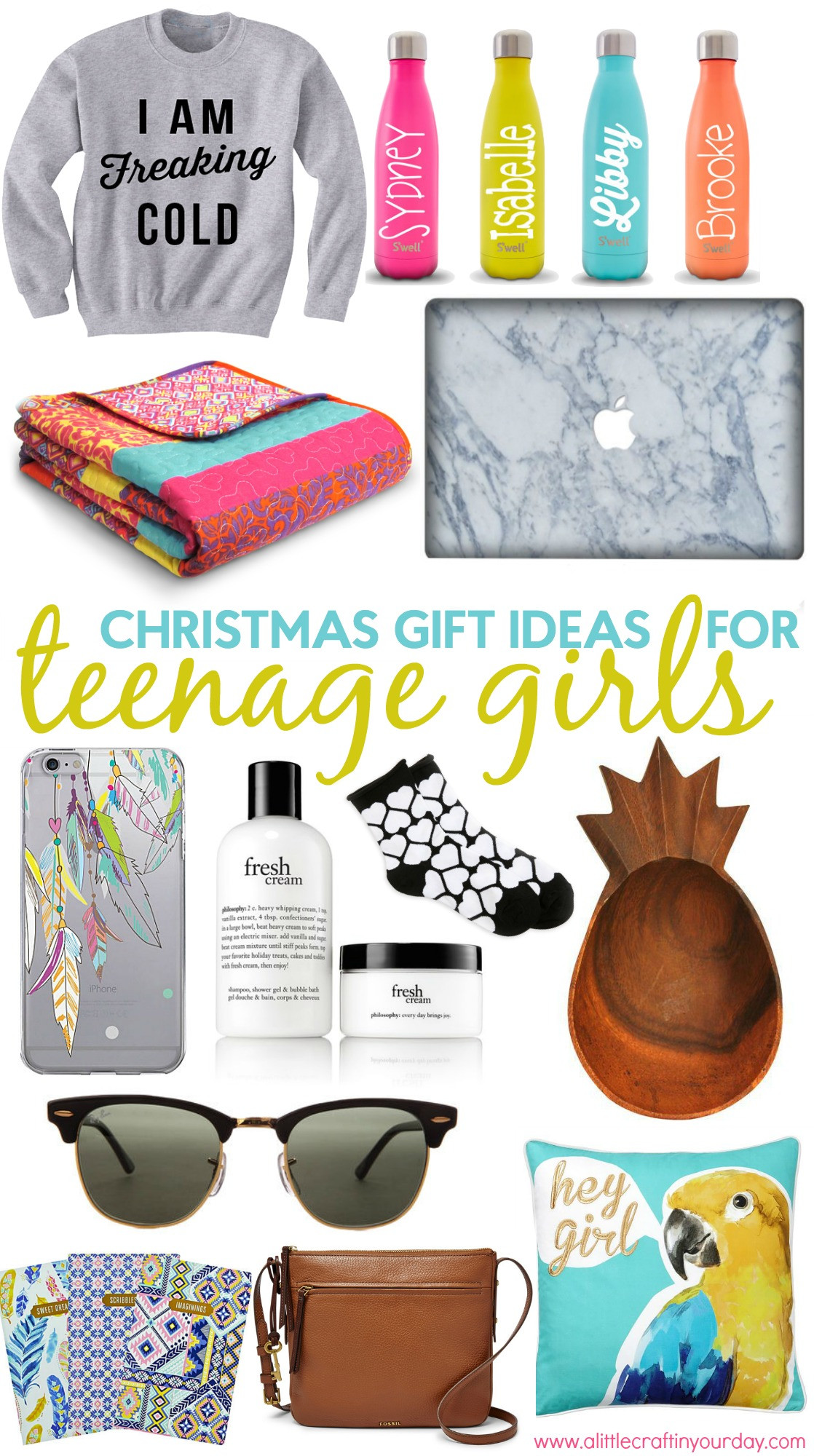Best ideas about Gift Ideas For Teenage Girlfriend
. Save or Pin Christmas Gift Ideas for Teen Girls A Little Craft In Now.