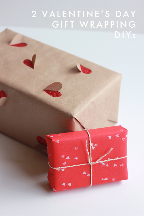 Gift Ideas For Valentines Day
 2 simple Valentine s Day t wrapping ideas The House