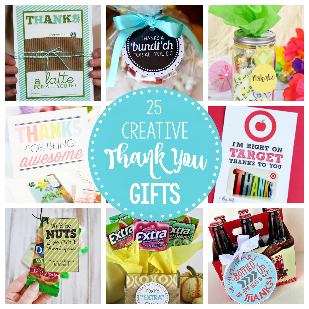 Gift Ideas To Say Thank You
 25 Creative & Unique Thank You Gifts – Fun Squared