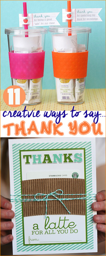 Gift Ideas To Say Thank You
 Creative Ways to Say Thank You Paige s Party Ideas