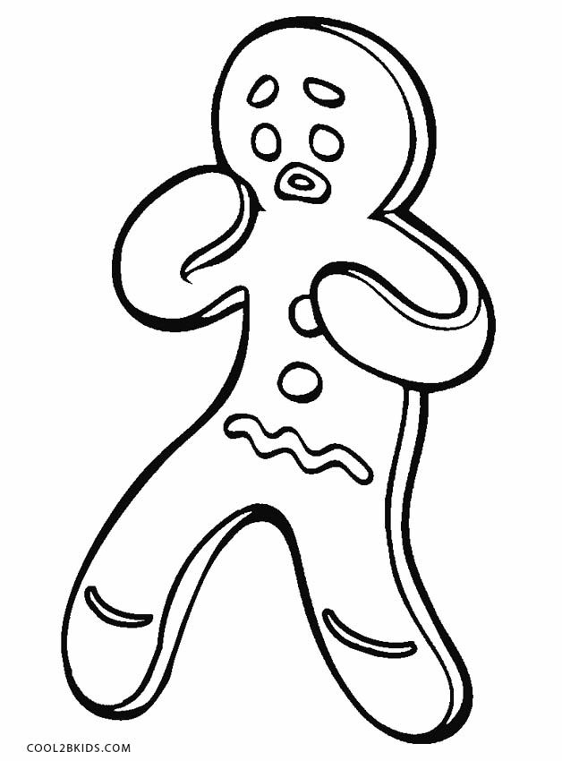 Gingerbread Coloring Pages
 Free Printable Gingerbread Man Coloring Pages For Kids
