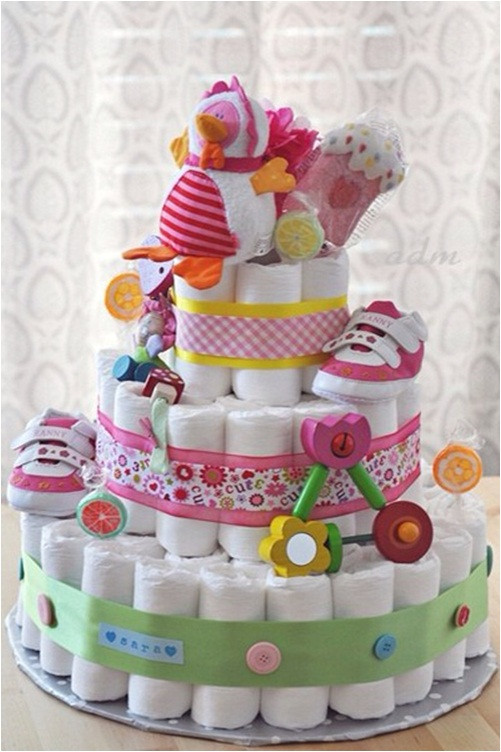 Best ideas about Girl Baby Shower Gift Ideas
. Save or Pin Funny baby shower t ideas How to make a 3 layer DIY Now.