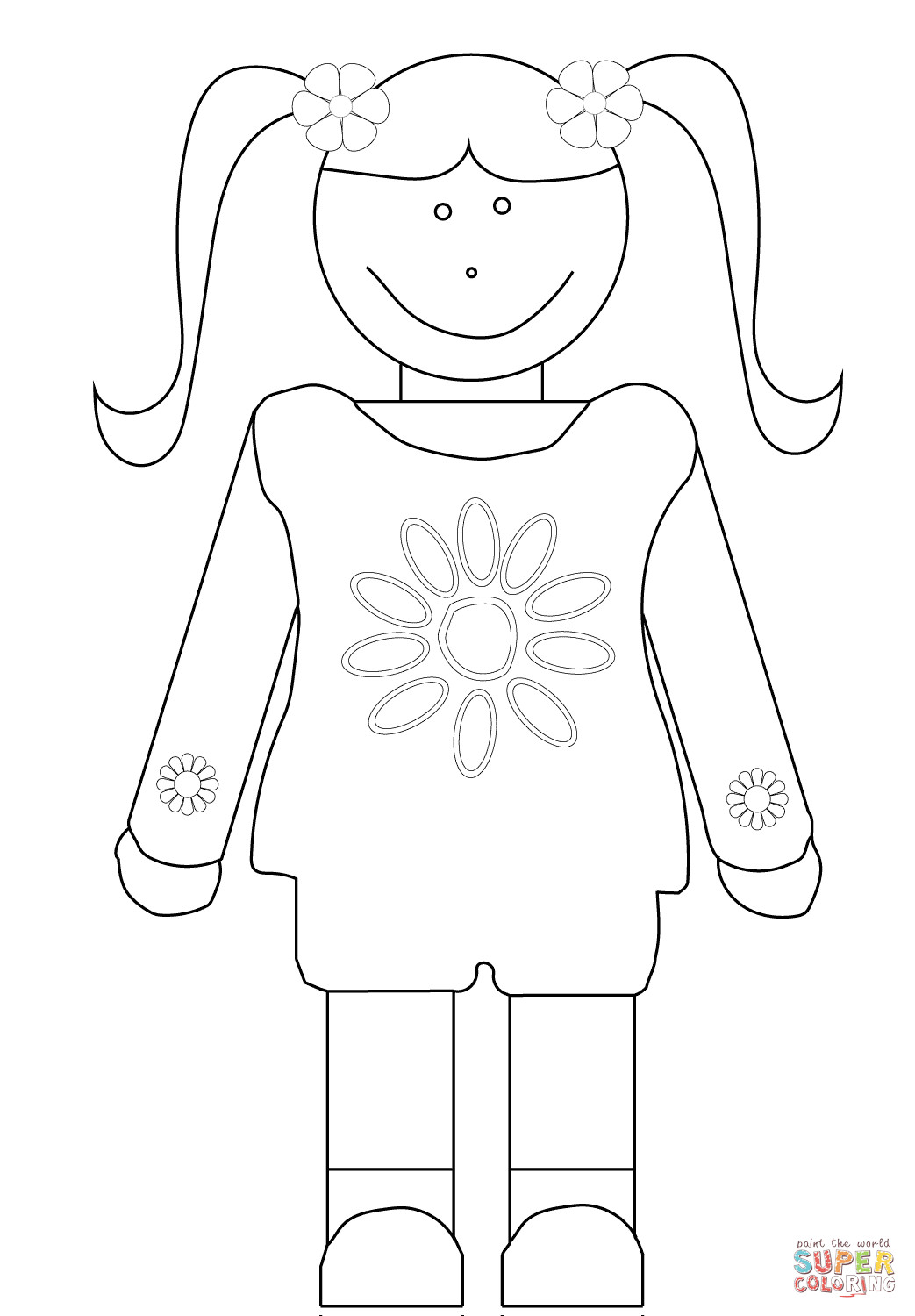 Girl Scout Daisies Coloring Pages
 daisy girl scout coloring sheets free