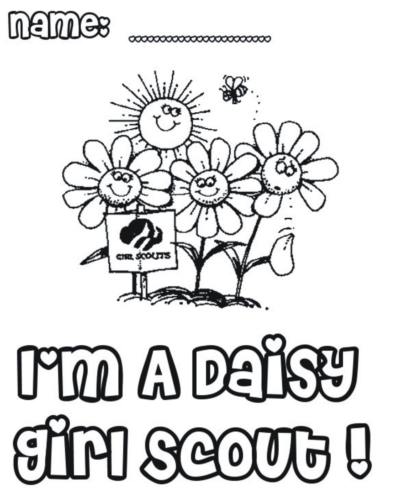 Girl Scout Daisies Coloring Pages
 Troop Leader Mom Getting Started with Girl Scout Daisies