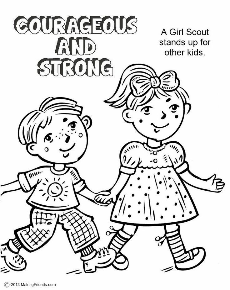 Girl Scout Daisies Coloring Pages
 Girl Scout Law Coloring Pages Coloring Home
