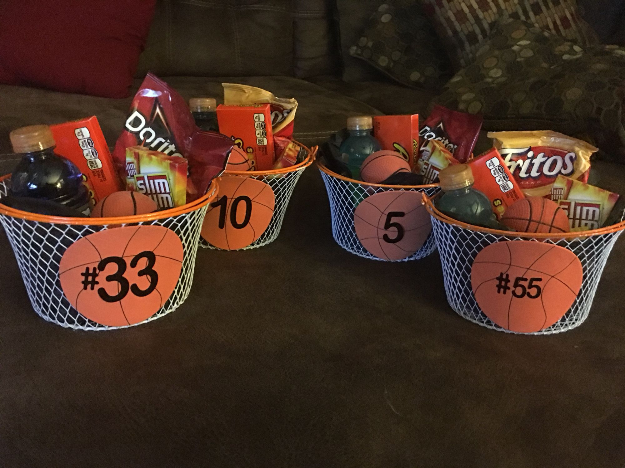 Girls Basketball Gift Ideas
 8th grade Basketball t baskets