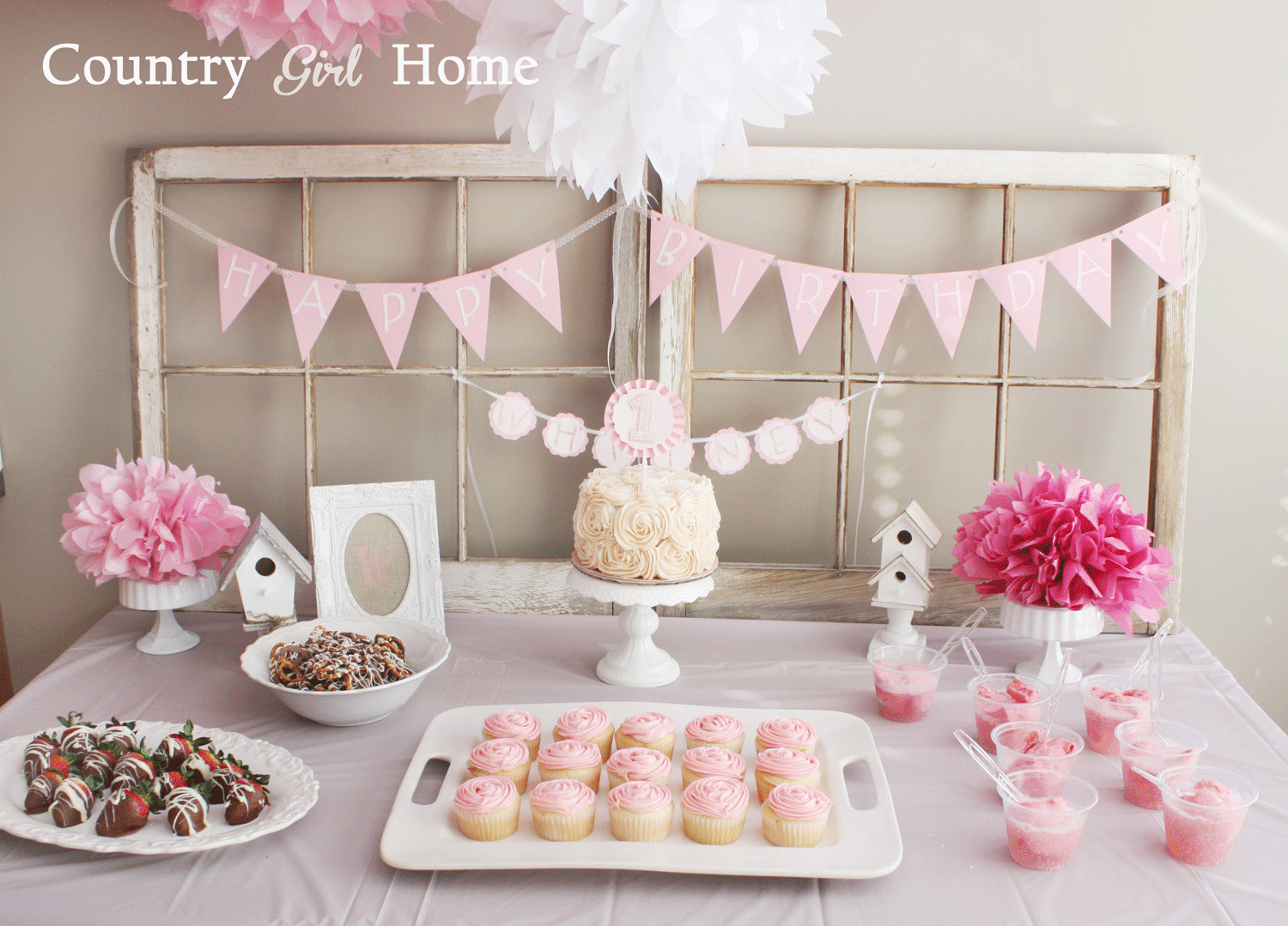 Best ideas about Girls Birthday Decorations
. Save or Pin COUNTRY GIRL HOME 1st Birthday Now.