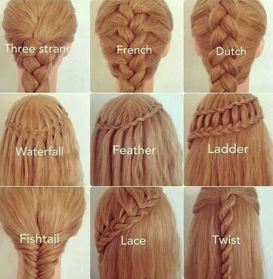 Girls Hairstyle Names
 Different types of braids and their names