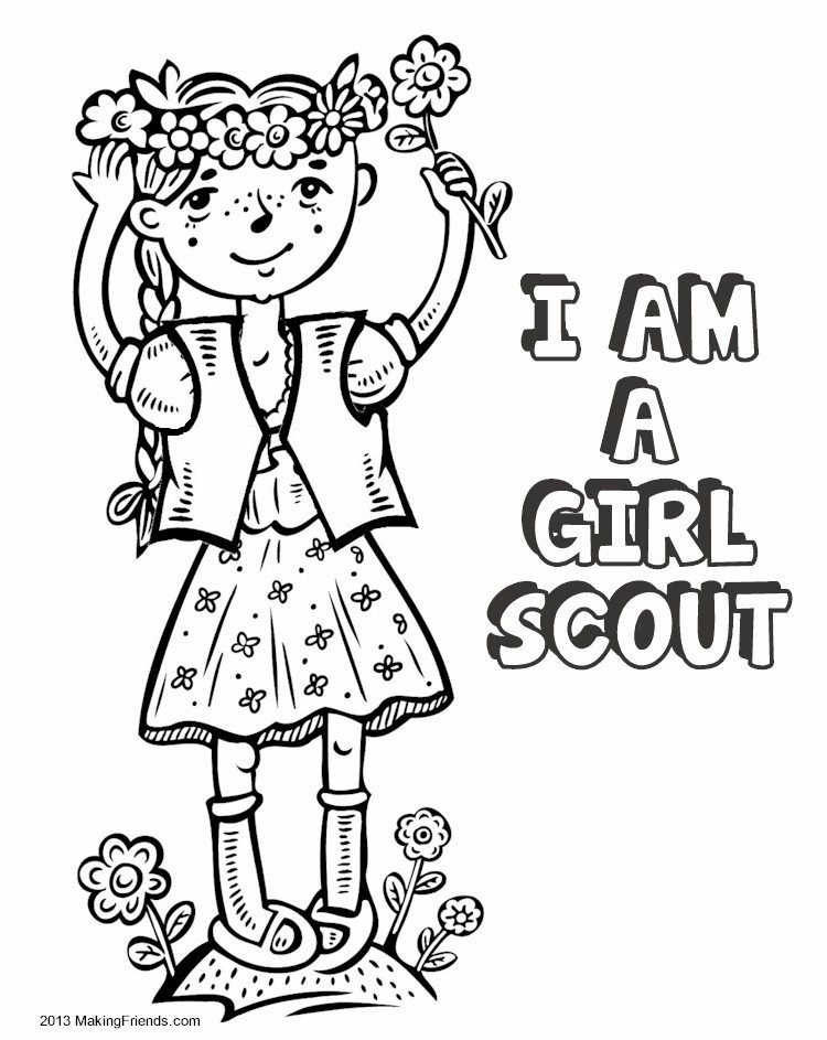 Girls Scout Cookie Coloring Pages
 Girl Scout Coloring Sheets Girl Scout Cookie Coloring