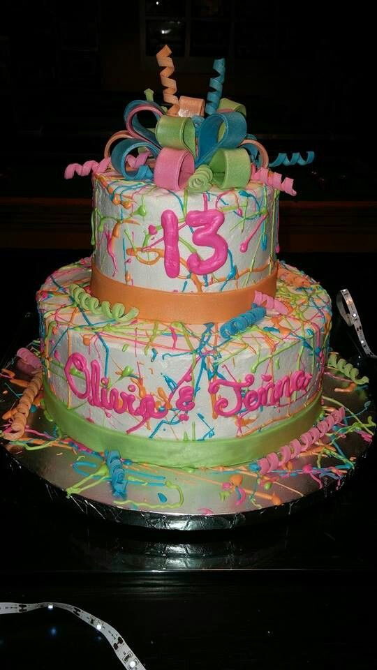 Glow In The Dark Birthday Cake
 Best 25 Neon Glow ideas on Pinterest