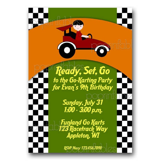 Go Kart Birthday Party
 17 Best images about Gokart party on Pinterest