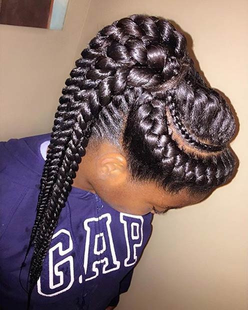 Goddess Braid Hairstyle
 51 Goddess Braids Hairstyles for Black Women