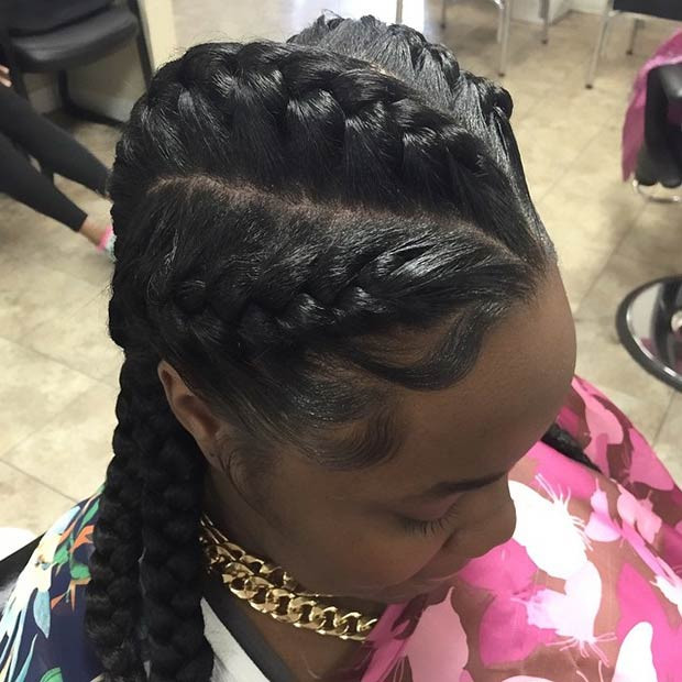 Goddess Braid Hairstyle
 51 Goddess Braids Hairstyles for Black Women