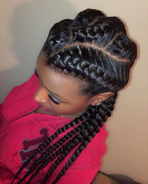 Goddess Braid Hairstyle
 51 Goddess Braids Hairstyles for Black Women