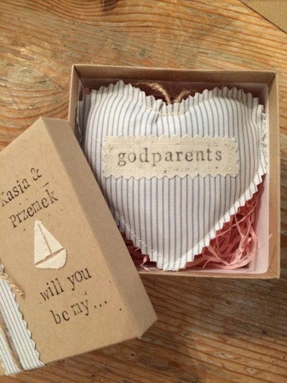 Godmother Gift Ideas
 Will you be my Godparents Godparents Gift by