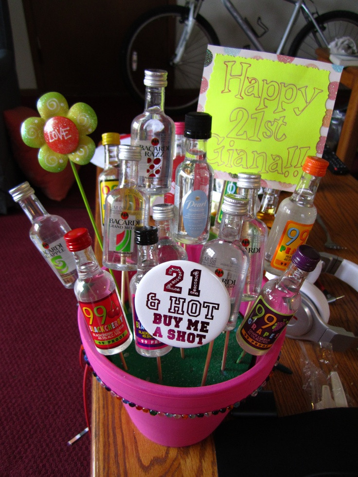 Best ideas about Good 21st Birthday Gifts
. Save or Pin 89 best images about Bedazzled Booze Bottles and other DIY Now.