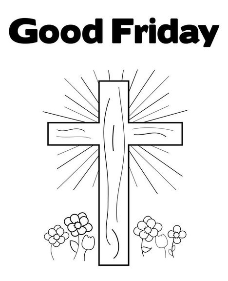 Good Friday Coloring Pages
 Free Coloring Pages April 2012