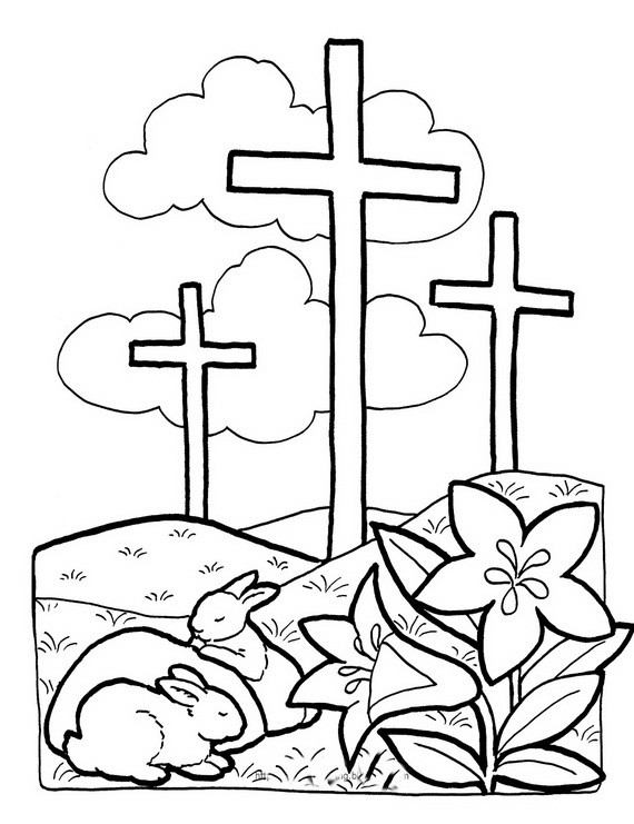 Good Friday Coloring Pages
 Good Friday Coloring Pages and Pintables for Kids family