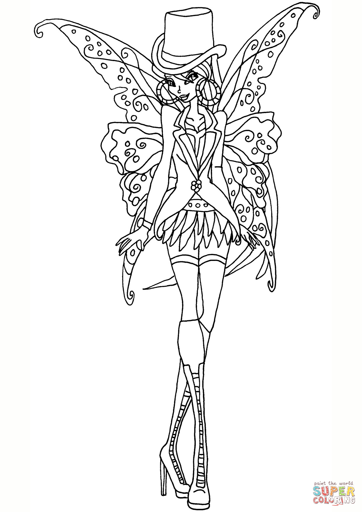 Goth Coloring Book
 Gothic Flora coloring page