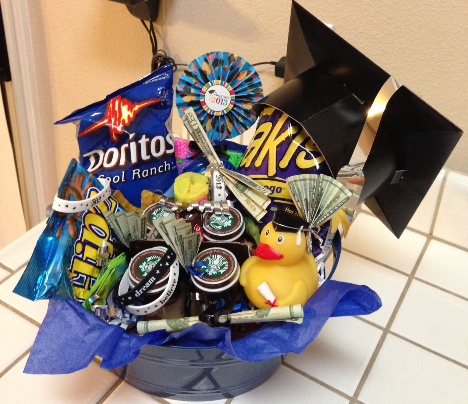 Best ideas about Graduation Gift Basket Ideas
. Save or Pin Graduation t basket for 8th grader Now.