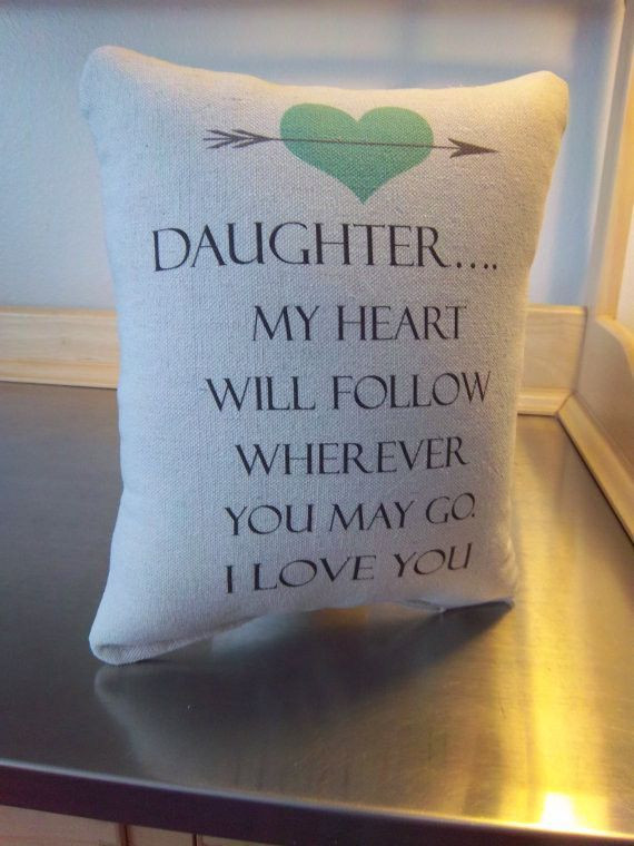 Graduation Gift Ideas From Parents
 Pillow daughter t from parents canvas throw pillow home