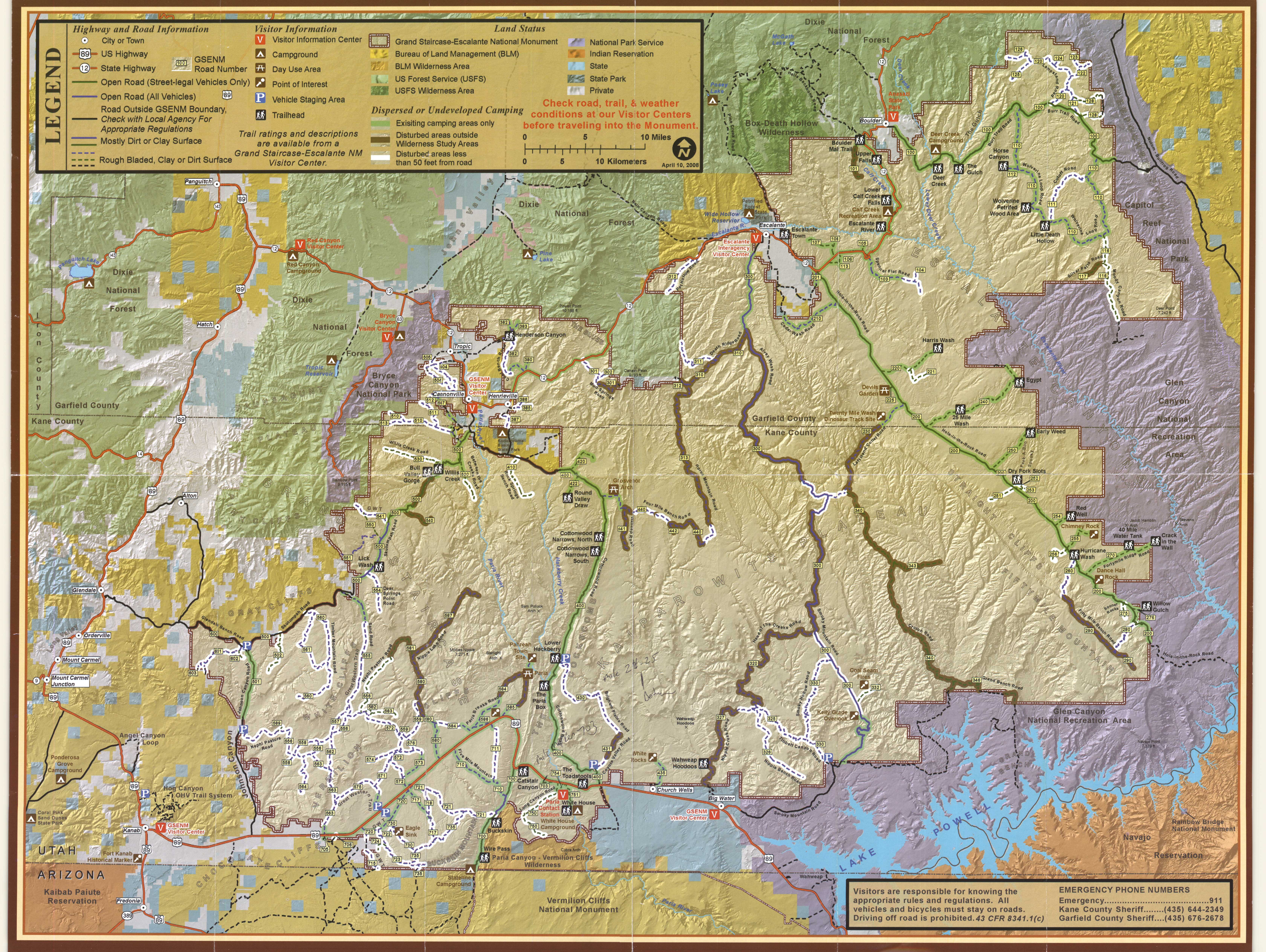 Best ideas about Grand Staircase Escalante Map
. Save or Pin National Park Maps Now.