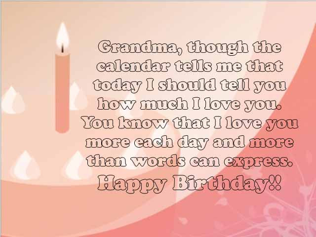 Grandma Birthday Quote
 Sweet 25 Happy Birthday Grandma Wishes and Quotes