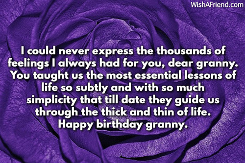 Grandma Birthday Quote
 Great For Grandma Birthday Quotes QuotesGram