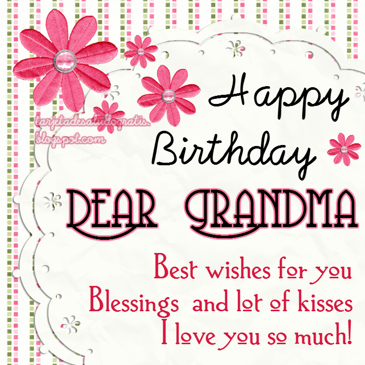 Grandma Birthday Quote
 Happy Birthday Grandma Quotes QuotesGram