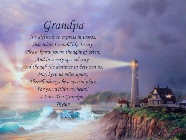 Best ideas about Grandpa Birthday Quotes
. Save or Pin Grandpa personalized poem father s day t Now.