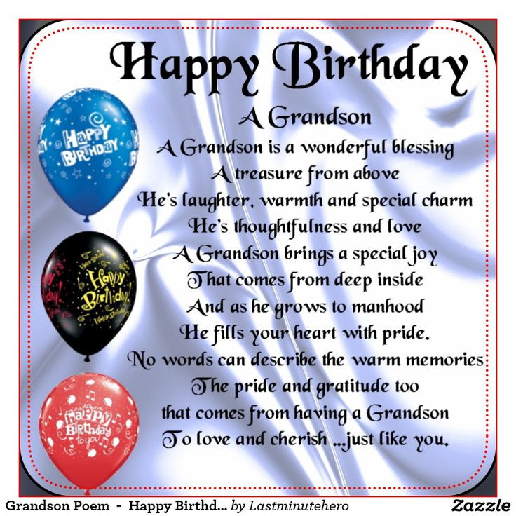 Grandson Birthday Quote
 Pin by mary mata on BIRTHDAY DAY CARDS