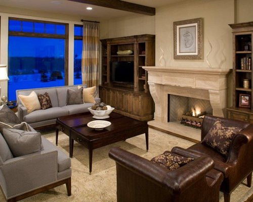 Best ideas about Gray And Brown Living Room
. Save or Pin Grey Brown Living Room Home Design Ideas Renovations & s Now.