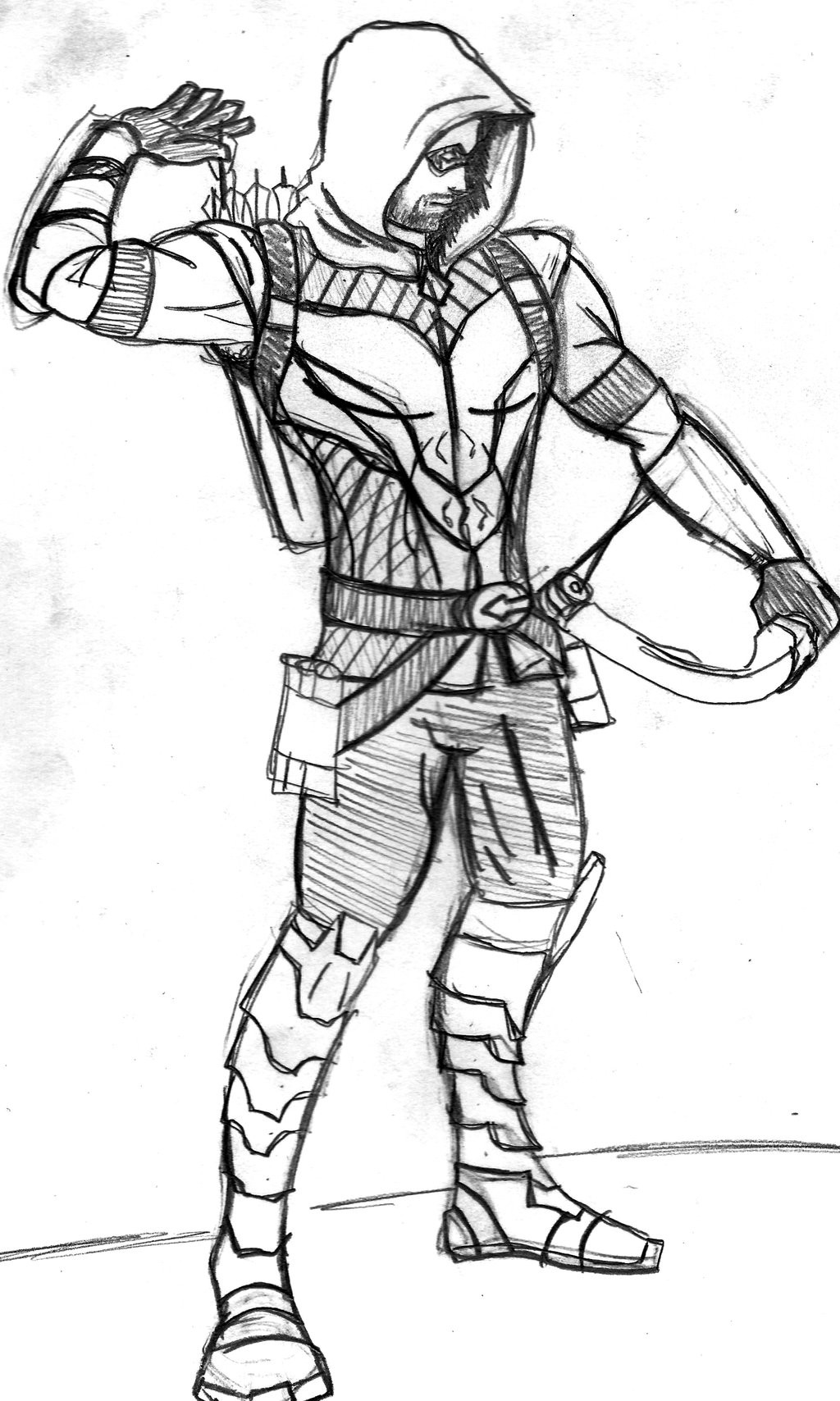 Green Arrow Coloring Pages
 Green Arrow Lines by Spartan 055 on DeviantArt