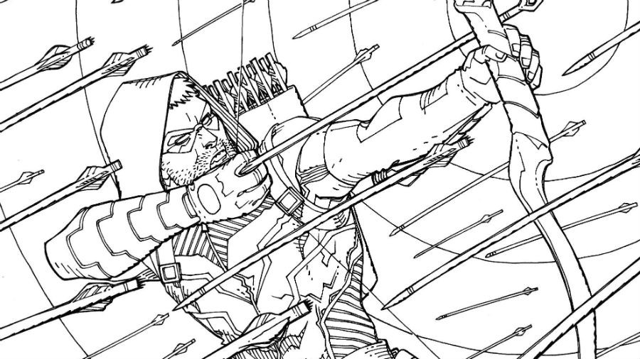 Green Arrow Coloring Pages
 DC ics’ variant covers want you to color Green Arrow