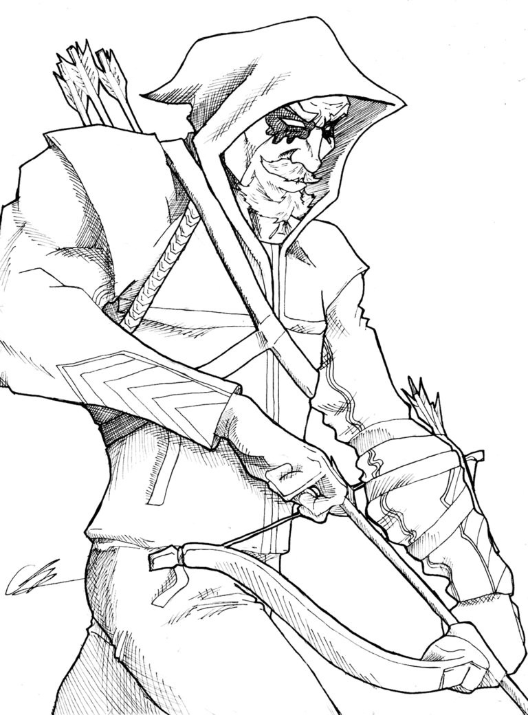Green Arrow Coloring Pages
 Green Arrow by KingVego on DeviantArt