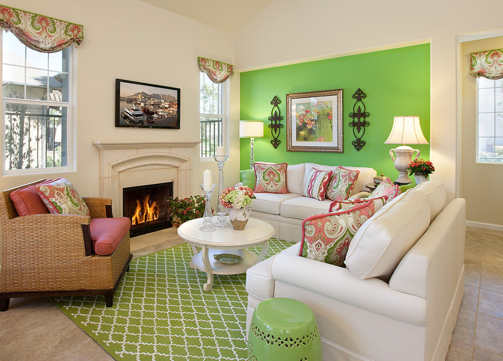 Best ideas about Green Living Room
. Save or Pin 23 Green Wall Designs Decor Ideas for Living Room Now.