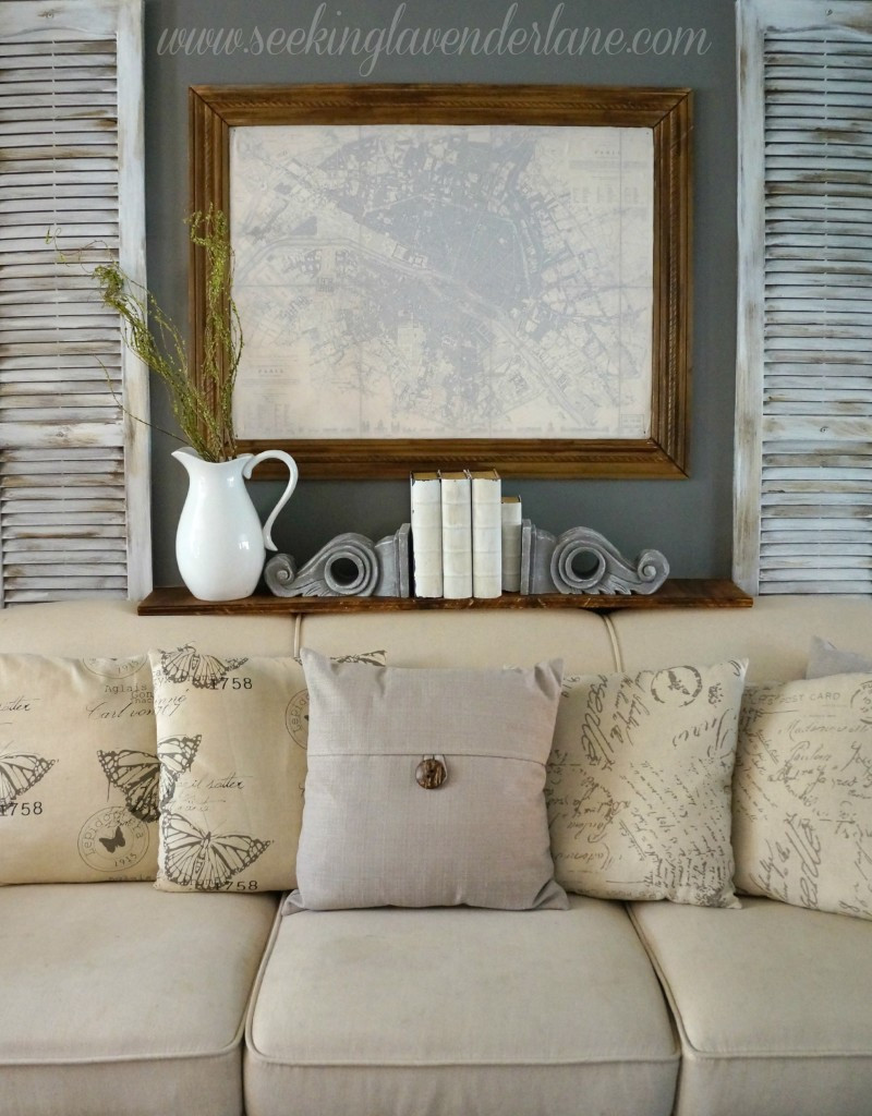 Best ideas about Grey Accent Wall Living Room
. Save or Pin Dark Gray Accent Wall Seeking Lavendar Lane Now.