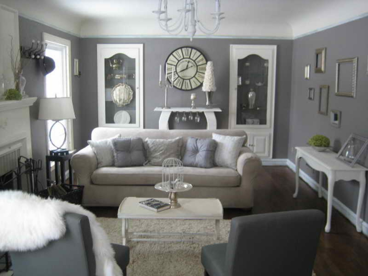 Best ideas about Grey Living Room
. Save or Pin Decorating with gray furniture grey and cream living room Now.