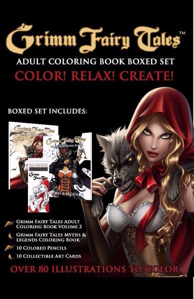 Grimm Fairy Tales Coloring Book Box Set
 Merchandise Coloring Books – Zenescope Entertainment Inc