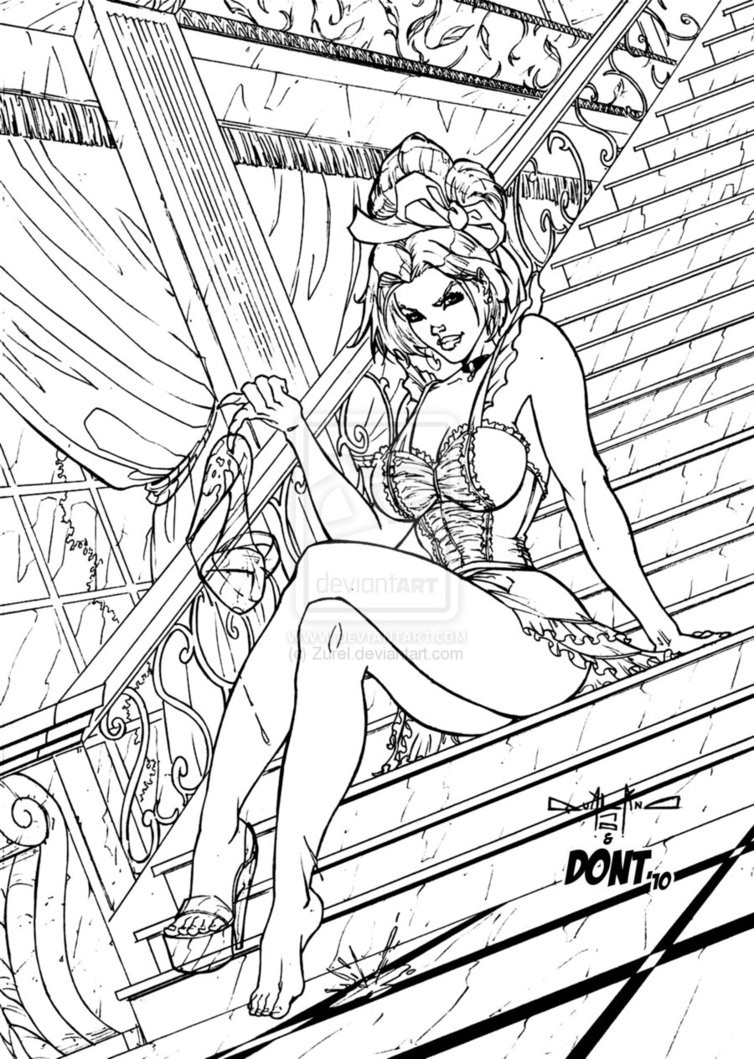 Grimm Fairy Tales Coloring Pages
 Grimm Fairy Tales 45 Inked by DontBornInInk on DeviantArt