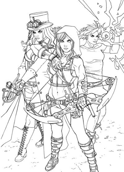 Grimm Fairy Tales Coloring Pages
 Best Halloween Coloring Books for Adults Cleverpedia