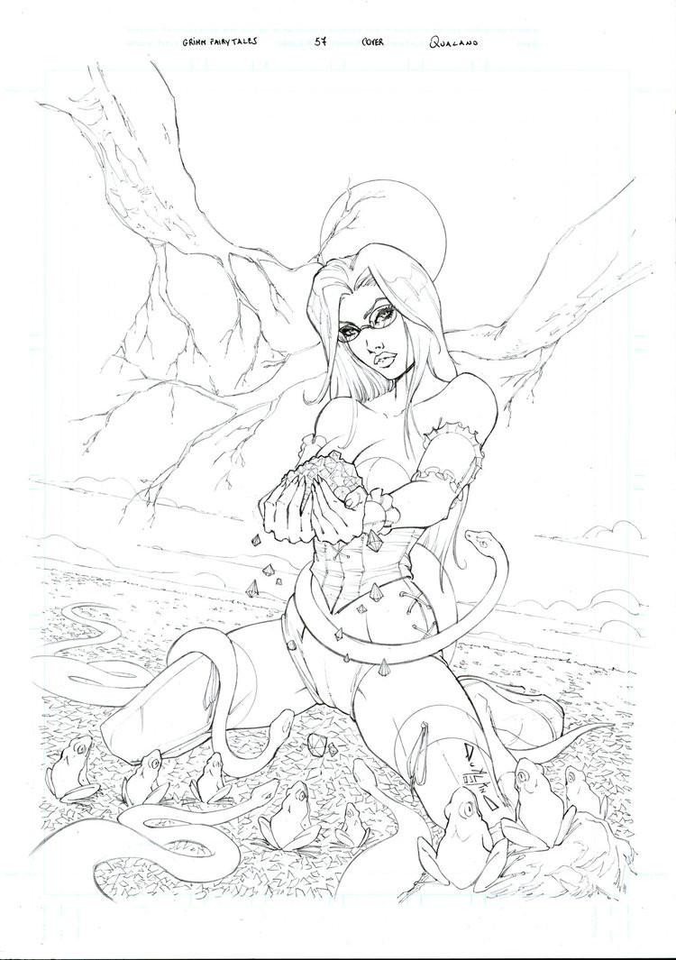 Grimm Fairy Tales Coloring Pages
 Grimm Fairy Tales 57 cvr by qualano on DeviantArt