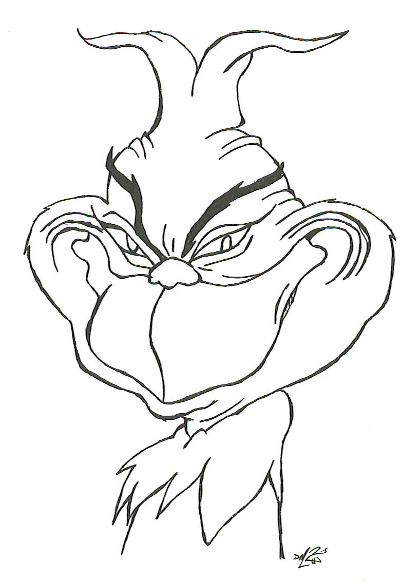 Grinch Coloring Pages
 Grinch Coloring
