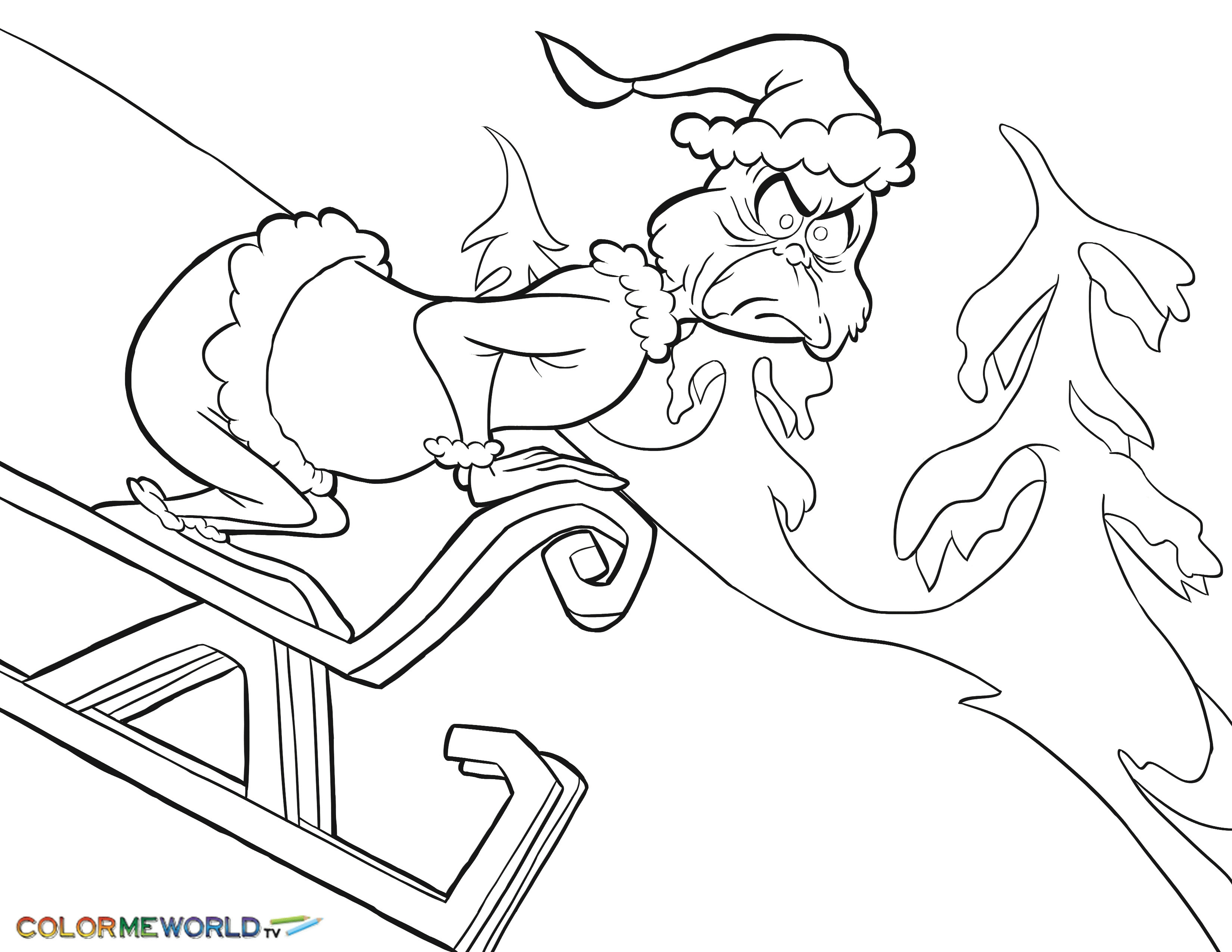 Grinch Coloring Pages
 The Grinch Coloring Pages Printable Coloring Home