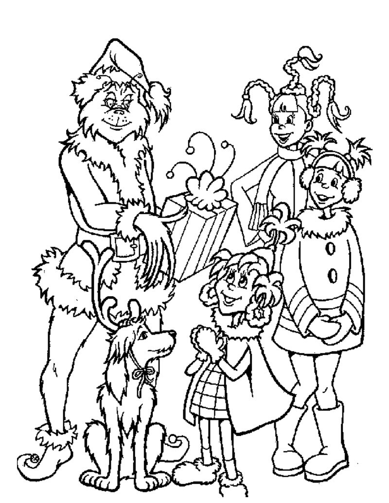 Grinch Coloring Pages
 Free Printable Grinch Coloring Pages For Kids