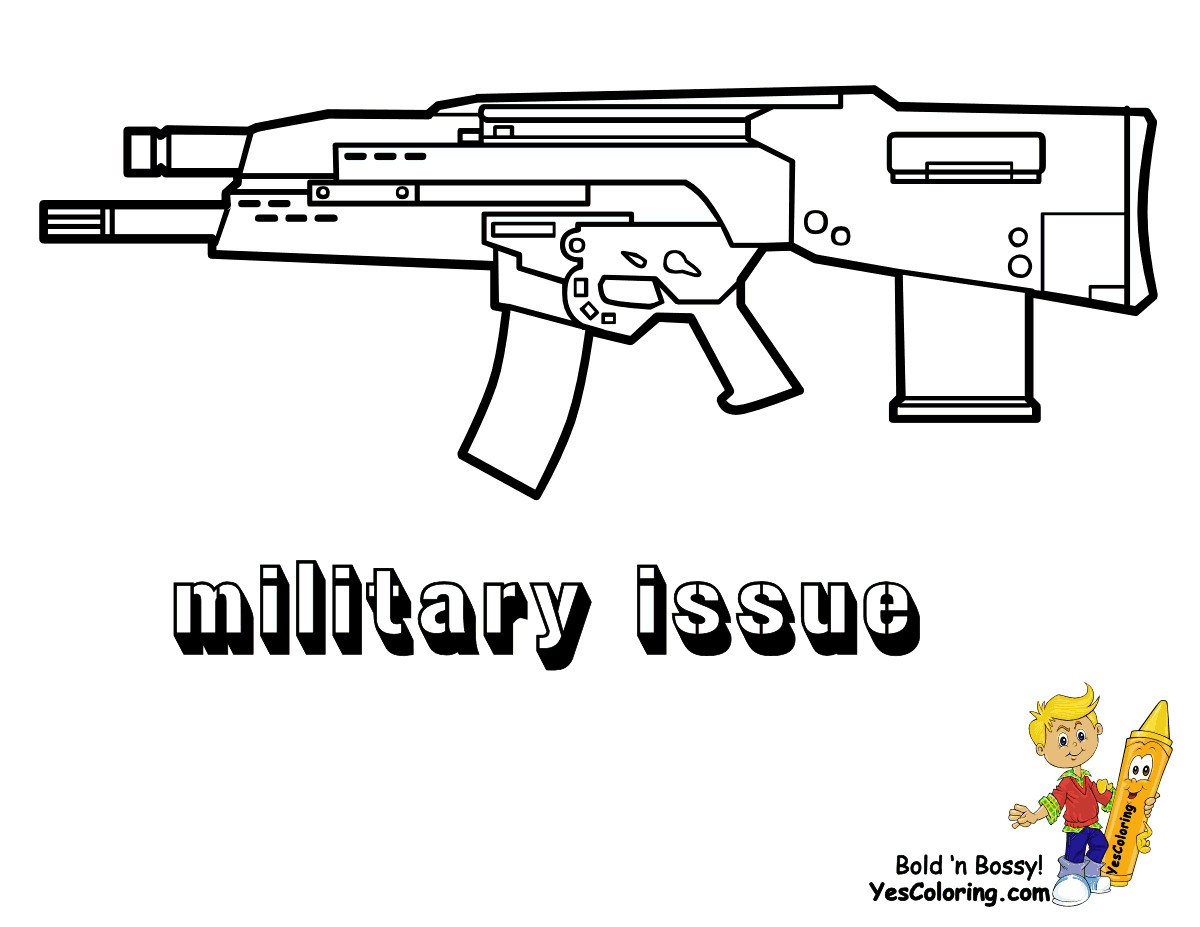 Gun People Coloring Sheets For Boys
 Brawny Army Printables Free Army