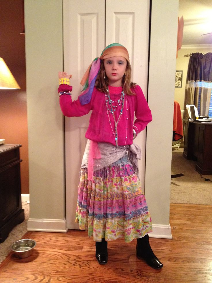 Gypsy Costumes DIY
 Homemade gypsy costume halloween Pinterest